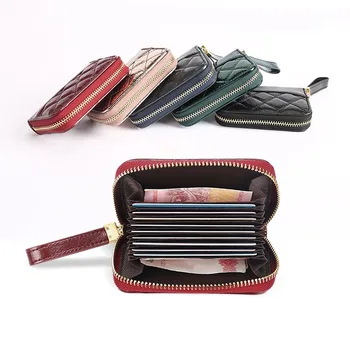 New Leather Organ Card Holder Multi-function Multi-card Slot Credit Card Holder, Cowhide Leather Diamond Mini Business
New Leather Organ Card Holder Multi-function Multi-card Slot Credit Card Holder, Cowhide Leather Diamond Mini Business