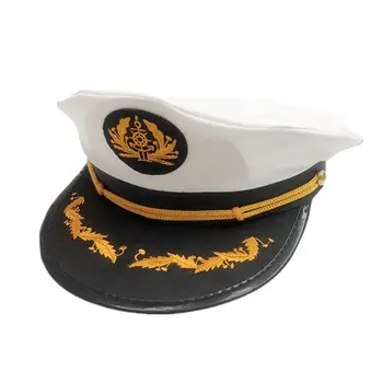 Captain's Yacht Sailors Hat Snapback Adjustable Sea Cap Navy Costume Accessory
Captain's Yacht Sailors Hat Snapback Adjustable Sea Cap Navy Costume Accessory