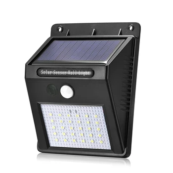 30 LED Solar Wall Light with PIR Motion Sensor Solar Power Street Lamp Outdoor Security Light for Garden Pathway Wall Lamp
30 LED Solar Wall Light with PIR Motion Sensor Solar Power Street Lamp Outdoor Security Light for Garden Pathway Wall Lamp