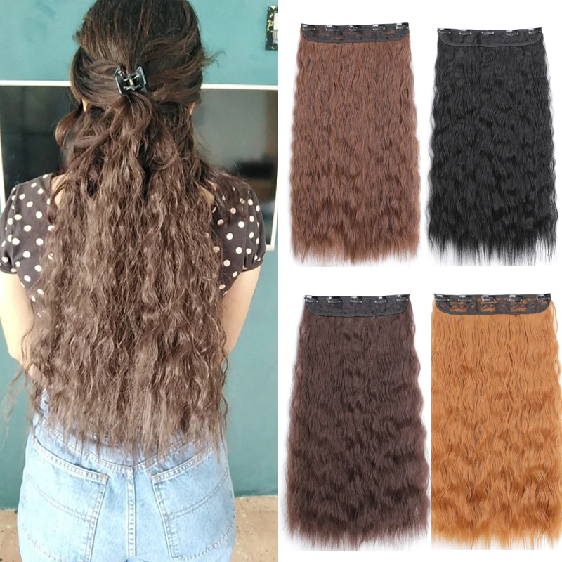 LISI Long Afro Kinky Curly Ponytail Synthetic Hair Pieces Ribbon Drawstring Clip on Extensions False | Шиньоны и парики