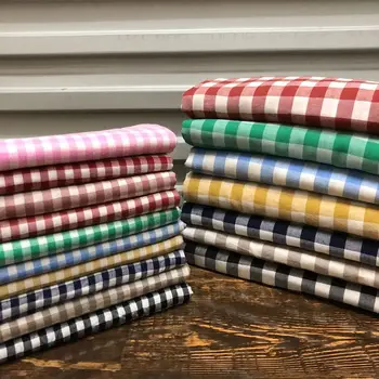 Simple Square Lattice Cloth Candy-Colored Plaid Washed Cotton Clothing Fabric Shirt Skirt-Style Handmade Fabric/1M
Simple Square Lattice Cloth Candy-Colored Plaid Washed Cotton Clothing Fabric Shirt Skirt-Style Handmade Fabric/1M
