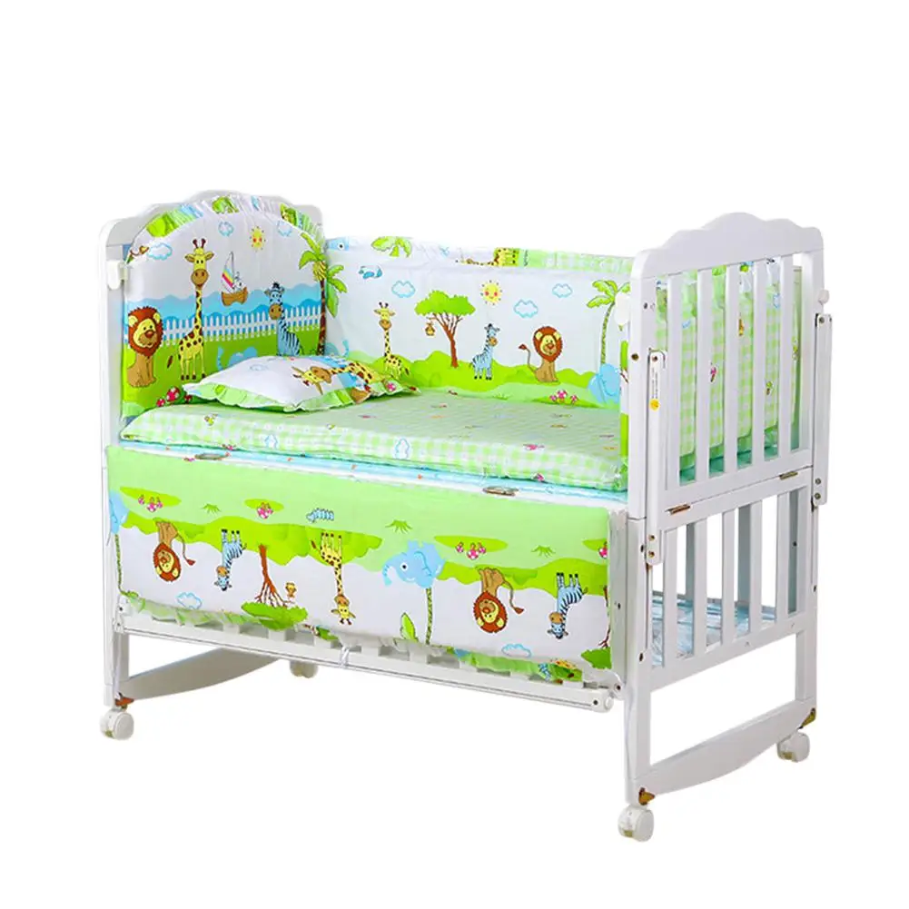 Kidlove 5Pcs Cartoon Animated Crib Bed Bumper Cotton Comfortable Children's Bed Protector Baby Washable Set
Kidlove 5Pcs Cartoon Animated Crib Bed Bumper Cotton Comfortable Children's Bed Protector Baby Washable Set