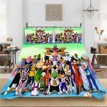 Dragon Ball Goku Anime 3Pcs/Set Bedding Set Sheet Children Room Bed Sheet Pillow case Bedding Set Queen Bedding set Kids Audlt 
Dragon Ball Goku Anime 3Pcs/Set Bedding Set Sheet Children Room Bed Sheet Pillow case Bedding Set Queen Bedding set Kids Audlt