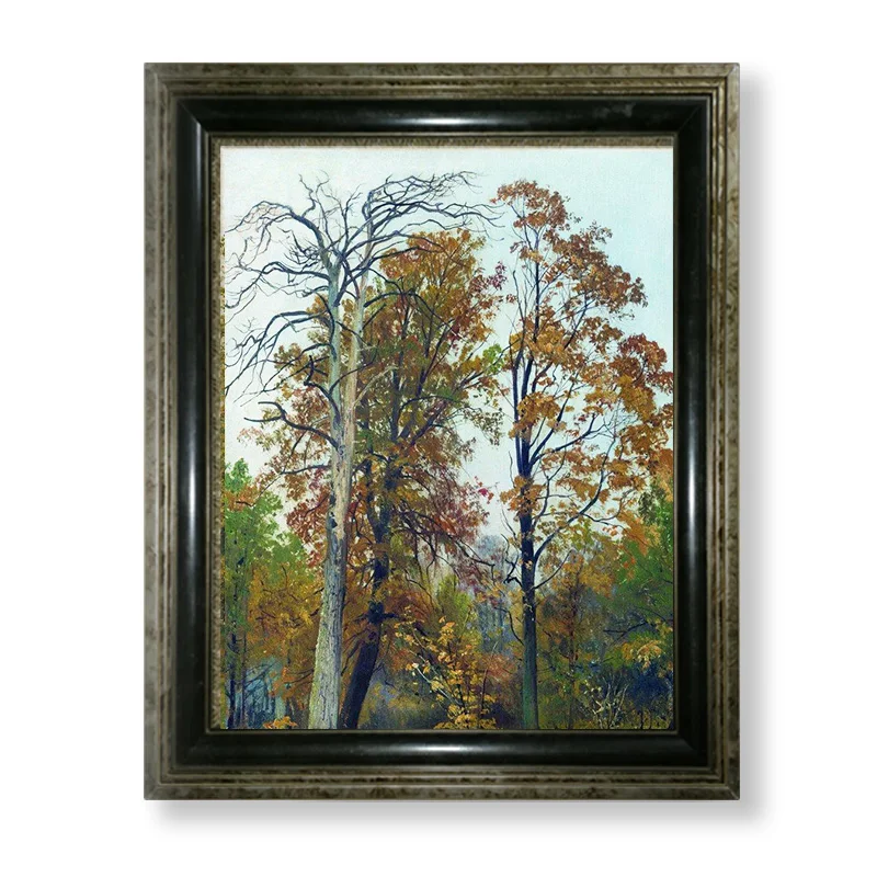 Framed Landscape painting Ivan Shishkin autumn 1894 wall art canvas framed with DIY wooden frame
Framed Landscape painting Ivan Shishkin autumn 1894 wall art canvas framed with DIY wooden frame