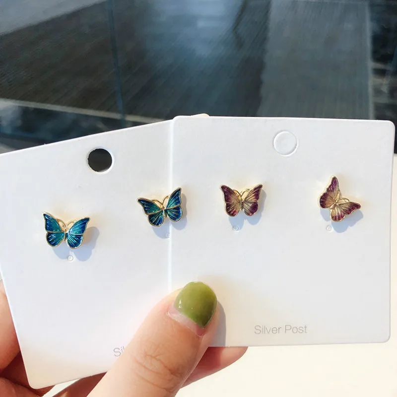 2019 New Small Butterfly Stud Earrings Cute Exquisite Earrings for Women Mini Butterfly Earings Korean Jewelry Wholesale Gifts
2019 New Small Butterfly Stud Earrings Cute Exquisite Earrings for Women Mini Butterfly Earings Korean Jewelry Wholesale Gifts