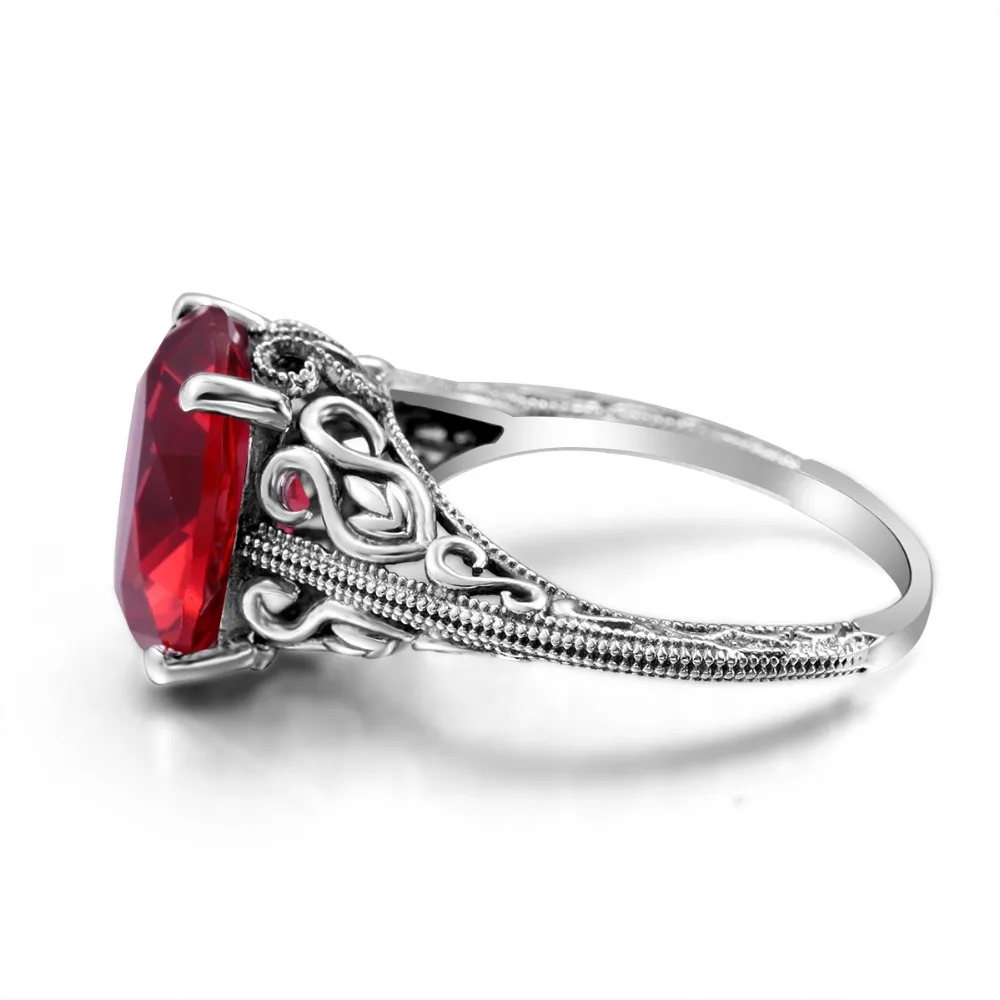 New Trendy 100% Sterling Silver 925 Rings Bohemian Natural Stone Ruby Ring 925 Vintage Luxury Fine Jewelry For Women Accessories
New Trendy 100% Sterling Silver 925 Rings Bohemian Natural Stone Ruby Ring 925 Vintage Luxury Fine Jewelry For Women Accessories