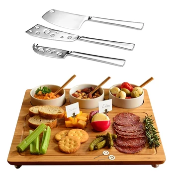 3-Piece Stainless Steel Cheese Knife Cheese Slicing Machine Cheese Knife Cheese Tool Set Cutlery
3-Piece Stainless Steel Cheese Knife Cheese Slicing Machine Cheese Knife Cheese Tool Set Cutlery
