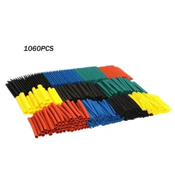 1060pcs Durable Wire Cable Sleeve Insulation Replacement Accessory Electrical Heat Shrink Tubing 2:1 Wire Cable Sleeve Kit
1060pcs Durable Wire Cable Sleeve Insulation Replacement Accessory Electrical Heat Shrink Tubing 2:1 Wire Cable Sleeve Kit
