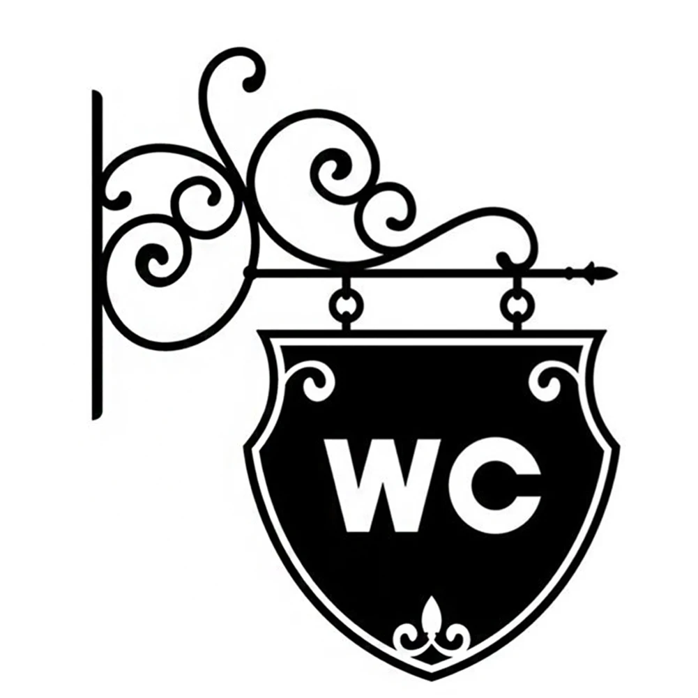 Decorative Reusable Bathroom Home WC Symbol Removable Easy Apply Self Adhesive Waterproof PVC Durable Toilet Office Door Sticker
Decorative Reusable Bathroom Home WC Symbol Removable Easy Apply Self Adhesive Waterproof PVC Durable Toilet Office Door Sticker