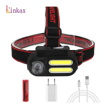 Outdoor Camping Portable Mini COB LED Headlamp USB Rechargeable 4 modes Fishing Headlights flashlight
Outdoor Camping Portable Mini COB LED Headlamp USB Rechargeable 4 modes Fishing Headlights flashlight