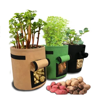 1pcs Home Garden Potato Greenhouse Vegetable Planting Bag Moisturizing Vertical Garden Grow Bag Seedling Pot Plant Growth Bag
1pcs Home Garden Potato Greenhouse Vegetable Planting Bag Moisturizing Vertical Garden Grow Bag Seedling Pot Plant Growth Bag