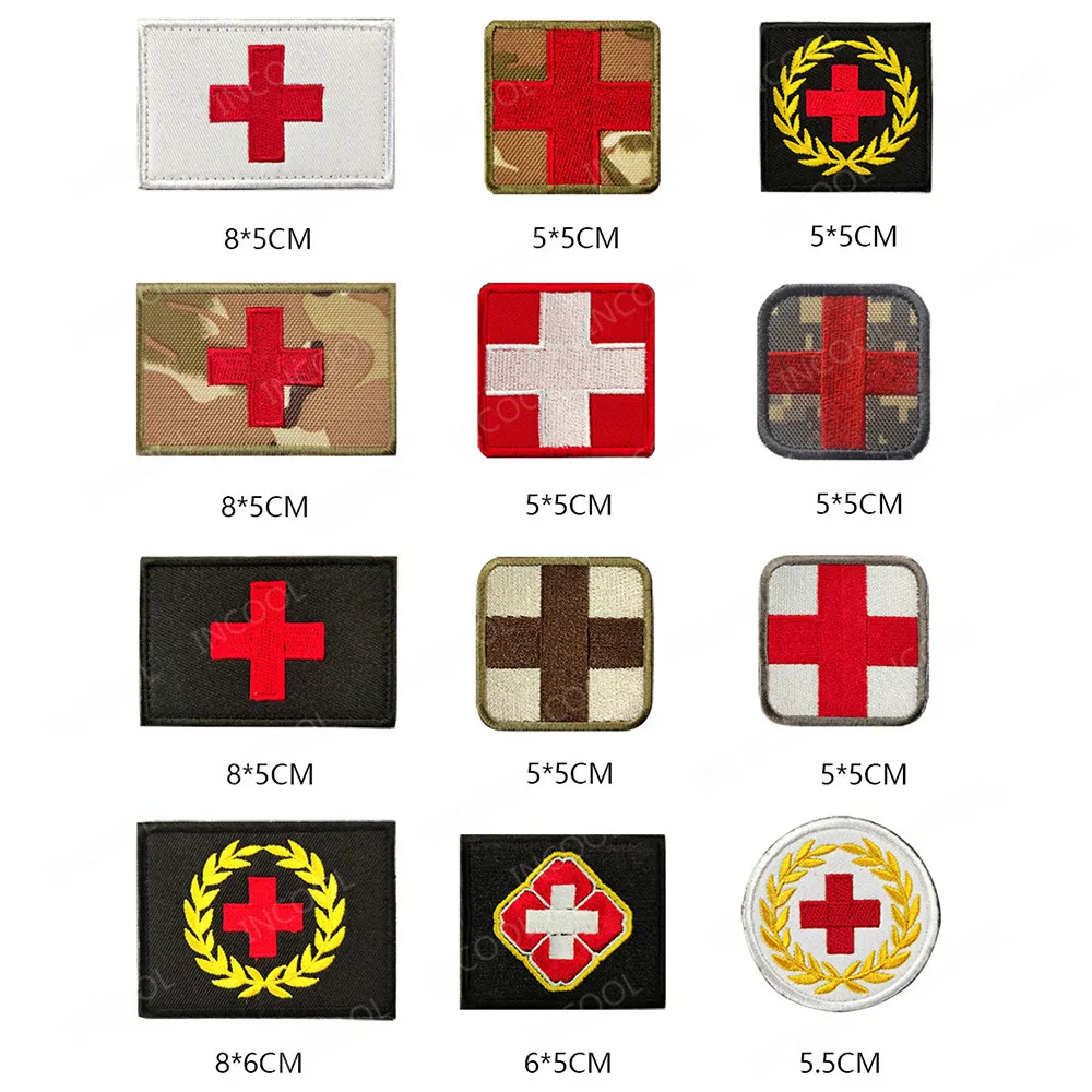 Army Medical Cross Patch Medic First Aid Olive Paramedic Camouflage