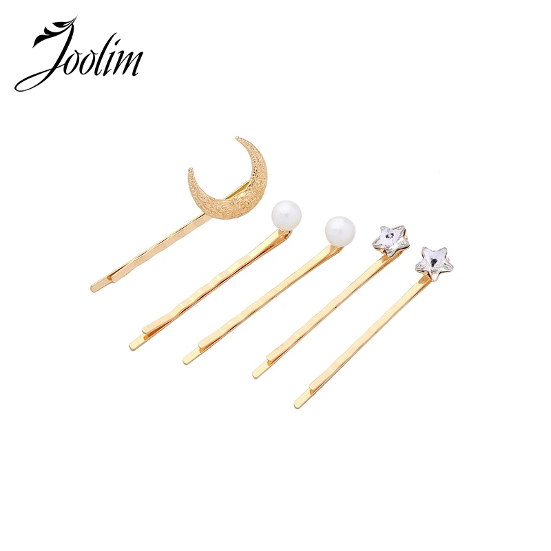 Joolim Pearl Moon Star Hair Pins Set Hair Jewelry 
Joolim Pearl Moon Star Hair Pins Set Hair Jewelry