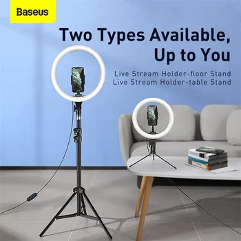 Baseus Live Stream Holder Table Floor Stand 10/12inch Fill Light Ring Adjustable Floor Stand Two Types Foldable Desktop Stand
Baseus Live Stream Holder Table Floor Stand 10/12inch Fill Light Ring Adjustable Floor Stand Two Types Foldable Desktop Stand