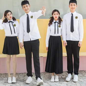 White Schoolgirl Uniform Class Boys School Uniforms Summer Autumn Students Clothes For Girls Suit Short Long Shirt Dress Pants
White Schoolgirl Uniform Class Boys School Uniforms Summer Autumn Students Clothes For Girls Suit Short Long Shirt Dress Pants