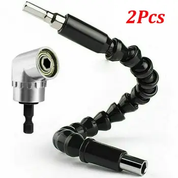 2PCS 105 Angle Drill Flexible Shaft Bit Kit Extension Screwdriver Bit Holder+black universal flexible shaft with hexagon handle
2PCS 105 Angle Drill Flexible Shaft Bit Kit Extension Screwdriver Bit Holder+black universal flexible shaft with hexagon handle
