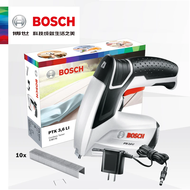 

BOSCH power tools 3.6V lithium battery rechargeable nail gun 11.4mm multi-purpose stapler stapler