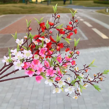 10Pcs Fake Blossom (2 stems/piece) 27.95" Length Simulation Peach Blossoms for Wedding & Home Decorative Artificial Flowers
10Pcs Fake Blossom (2 stems/piece) 27.95" Length Simulation Peach Blossoms for Wedding & Home Decorative Artificial Flowers