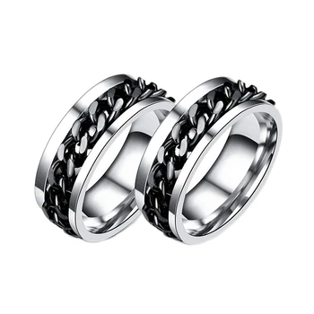 2 Pcs 8 Size Bottle Opener Ring, Rotating Ring Bottle Opener, Chain Titanium Steel Beer Bottle Opener Couple Ring
2 Pcs 8 Size Bottle Opener Ring, Rotating Ring Bottle Opener, Chain Titanium Steel Beer Bottle Opener Couple Ring