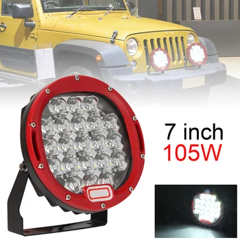 7 Inch 105W 6000K Work Driving Lights Spot / Flood light HID Vehicle Driving Lights for Offroad SUV / ATV / Truck / Boat
7 Inch 105W 6000K Work Driving Lights Spot / Flood light HID Vehicle Driving Lights for Offroad SUV / ATV / Truck / Boat