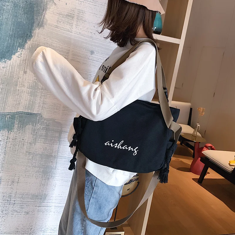SCV 2020 Women Canvas Bags Large Messenger Bag For Women Reusable Eco Friendly Tote Bag Mummy Shopping Travel Bag Crossbody Bags
SCV 2020 Women Canvas Bags Large Messenger Bag For Women Reusable Eco Friendly Tote Bag Mummy Shopping Travel Bag Crossbody Bags