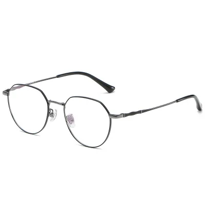 New light and comfortable titanium frame simple and fashionable flat mirror art myopia frame for men and women
New light and comfortable titanium frame simple and fashionable flat mirror art myopia frame for men and women