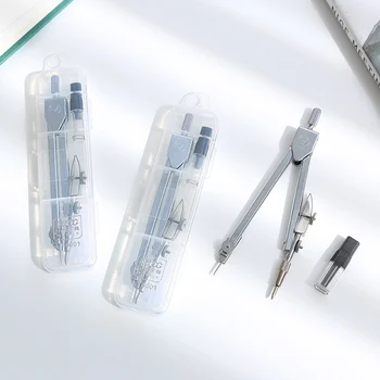 1set Geometry Tools Metal Compasses Ruler Math Stationery Set Multi-function Test Student Professional Drawing with Refill Tool
1set Geometry Tools Metal Compasses Ruler Math Stationery Set Multi-function Test Student Professional Drawing with Refill Tool