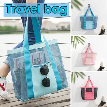 Reusable Eco-Friendly Grocery Shopping Bags Clear Mesh Travel Bag Slight Duty Transparent Net Tote Bag Fruit Handbag With Handle
Reusable Eco-Friendly Grocery Shopping Bags Clear Mesh Travel Bag Slight Duty Transparent Net Tote Bag Fruit Handbag With Handle