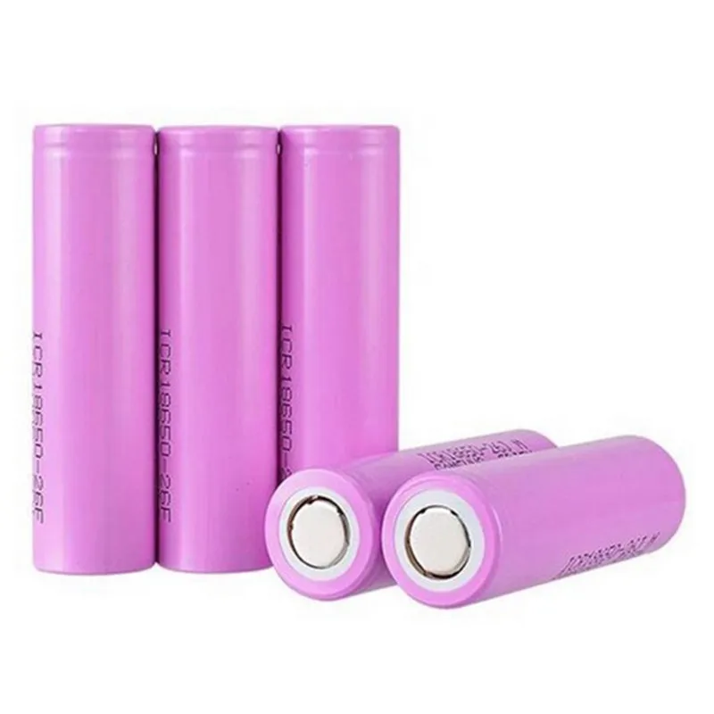 10PCS 3.7V 18650 battery 2600mAh Li-ion 26F Rechargeable Battery for Flashlight ICR18650 rechargeable batteries
10PCS 3.7V 18650 battery 2600mAh Li-ion 26F Rechargeable Battery for Flashlight ICR18650 rechargeable batteries