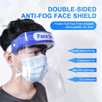 Splash-proof Face Mask Protective Face Shield Full Face Transparent Protective Mask Saliva Protection Clear Visor Safety Mask
Splash-proof Face Mask Protective Face Shield Full Face Transparent Protective Mask Saliva Protection Clear Visor Safety Mask