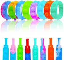 Decompression Puzzle Bubble Bracelet Silicone Products Toy with High Resilience and Colorful Varieties
Decompression Puzzle Bubble Bracelet Silicone Products Toy with High Resilience and Colorful Varieties