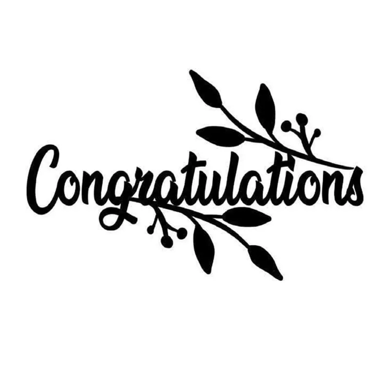 Naifumodo Congratulation Dies with Leaf Branch Metal Cutting Dies for Scrapbooking Card Album Embossing Diecut Template New 2019
Naifumodo Congratulation Dies with Leaf Branch Metal Cutting Dies for Scrapbooking Card Album Embossing Diecut Template New 2019