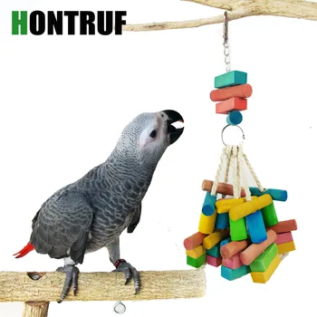 Medium and Large Parrot Bite Toy Natural Wood Toy African Gray Cockatoo Amazon Parrots Eclectus Parrot Grinding String Toy
Medium and Large Parrot Bite Toy Natural Wood Toy African Gray Cockatoo Amazon Parrots Eclectus Parrot Grinding String Toy