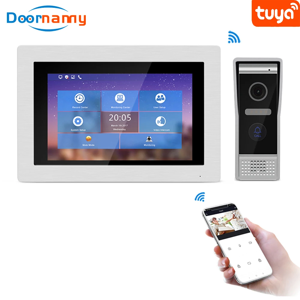 Doornanny Tuya IP видео домофон телефон Беспроводной Системы набор строительных блоков