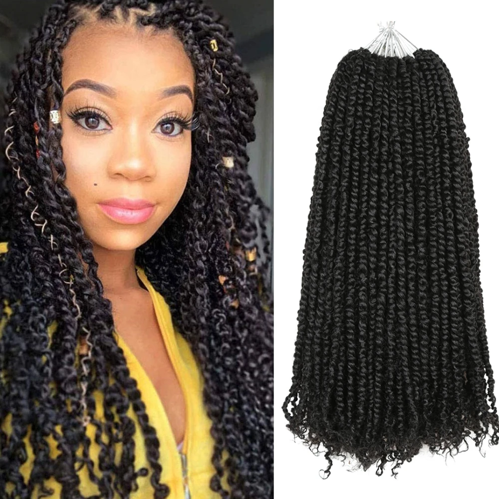 18Inch Easy Passion Twist Crochet Hair Synthetic Crochet Braid Hair Extensions Ombre Pre looped Fluffy 16strands/pack Hair Expo
18Inch Easy Passion Twist Crochet Hair Synthetic Crochet Braid Hair Extensions Ombre Pre looped Fluffy 16strands/pack Hair Expo