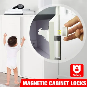 4/8/10/12 locks+1/2/3keys Magnetic Child Lock Baby Safety Cabinet Door Lock Kids Drawer Locker Security Cupboard Invisible Locks
4/8/10/12 locks+1/2/3keys Magnetic Child Lock Baby Safety Cabinet Door Lock Kids Drawer Locker Security Cupboard Invisible Locks