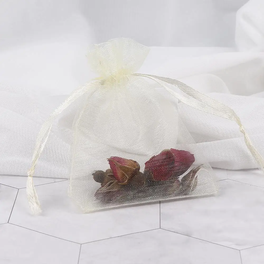 10pcs drawable organza bags gift bags jewellery christmas