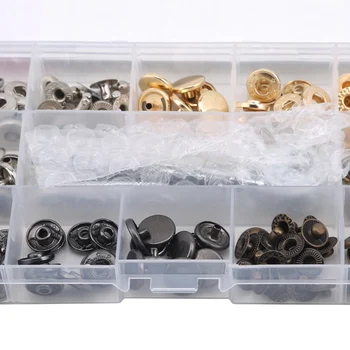 40-120 Sets Of Boxed Buttons + Tool Metal Pure Copper Four-In-One Button Tool Set Leather Snap Button Set
40-120 Sets Of Boxed Buttons + Tool Metal Pure Copper Four-In-One Button Tool Set Leather Snap Button Set