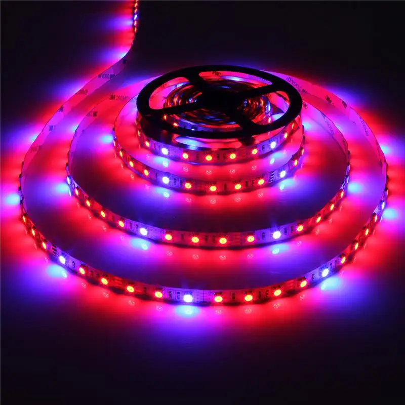 HiMISS 5M 12V LED Plant Grow Strip Light Full Spectrum Rope for Vegetable Cultivation Horticulture Industrial Seedling | Лампы и