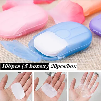 100pcs 5 Boxes Disinfecting Paper Soap Washing Hand Mini Soap Disposable Scented Slice Sheets Foaming Soap Case Paper
100pcs 5 Boxes Disinfecting Paper Soap Washing Hand Mini Soap Disposable Scented Slice Sheets Foaming Soap Case Paper