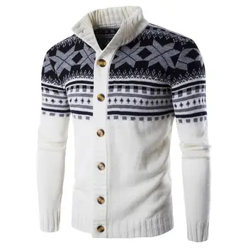 Autumn Men's Sweater Ethnic Floral Print Stand Collar Striped Slim-Fit Knittwear Men Sweaters Buttons up Knit Sweater Jacket New
Autumn Men's Sweater Ethnic Floral Print Stand Collar Striped Slim-Fit Knittwear Men Sweaters Buttons up Knit Sweater Jacket New