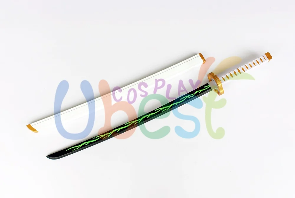 Agatsuma Zenitsu Prop Cosplay Replica Sword with Sheath Demon Slayer Agatsuma Zenitsu Prop Cosplay Replica Sword with Sheath Demon Slayer