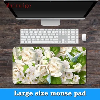 Mairuige Big Promotion Specifications Multi Size White flowers Pattern Lock Edge PC Computer Laptop Mouse Pad
Mairuige Big Promotion Specifications Multi Size White flowers Pattern Lock Edge PC Computer Laptop Mouse Pad