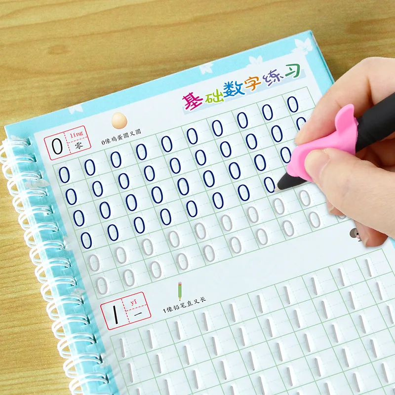 Children's 8PCS Young Copybook Groove Calligraphy Practice Board 3-8-Year-Old Beginners Children Regular Script With Numbers
Children's 8PCS Young Copybook Groove Calligraphy Practice Board 3-8-Year-Old Beginners Children Regular Script With Numbers