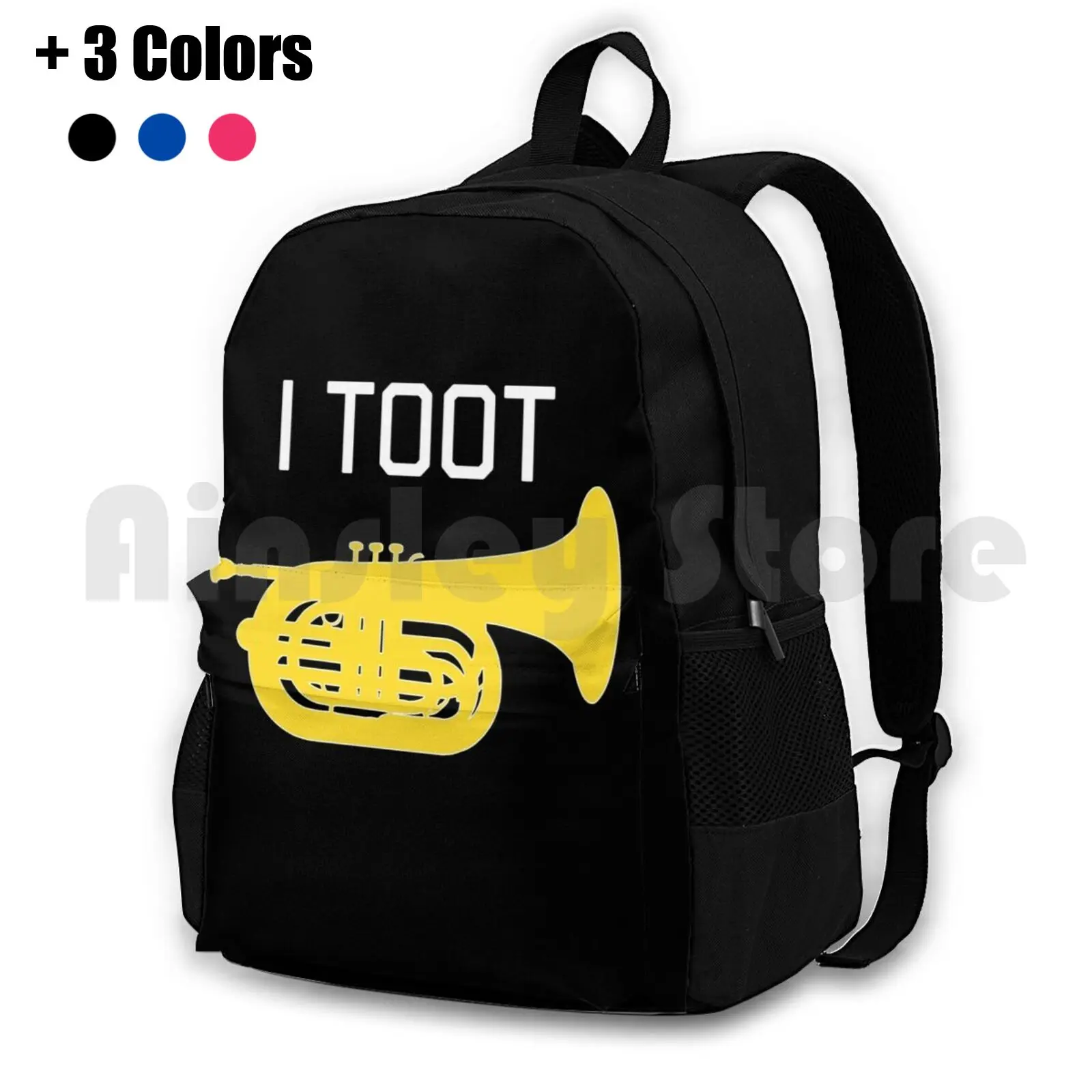 I Toot-забавный подарок для баритона, походный концерт, походный рюкзак, водонепроницаемый походный рюкзак
I Toot-забавный подарок для баритона, походный концерт, походный рюкзак, водонепроницаемый походный рюкзак