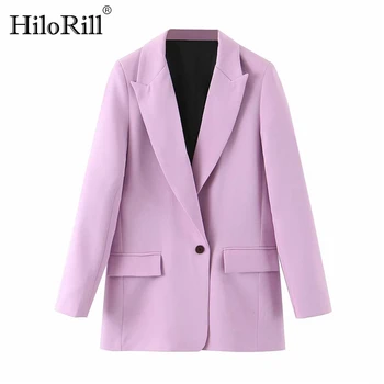 HiloRill Women Office Wear Suit Blazer 2020 Solid Casual Single Breasted Coat Jacket Long Sleeve Notched Collar Pockets Blazers
HiloRill Women Office Wear Suit Blazer 2020 Solid Casual Single Breasted Coat Jacket Long Sleeve Notched Collar Pockets Blazers