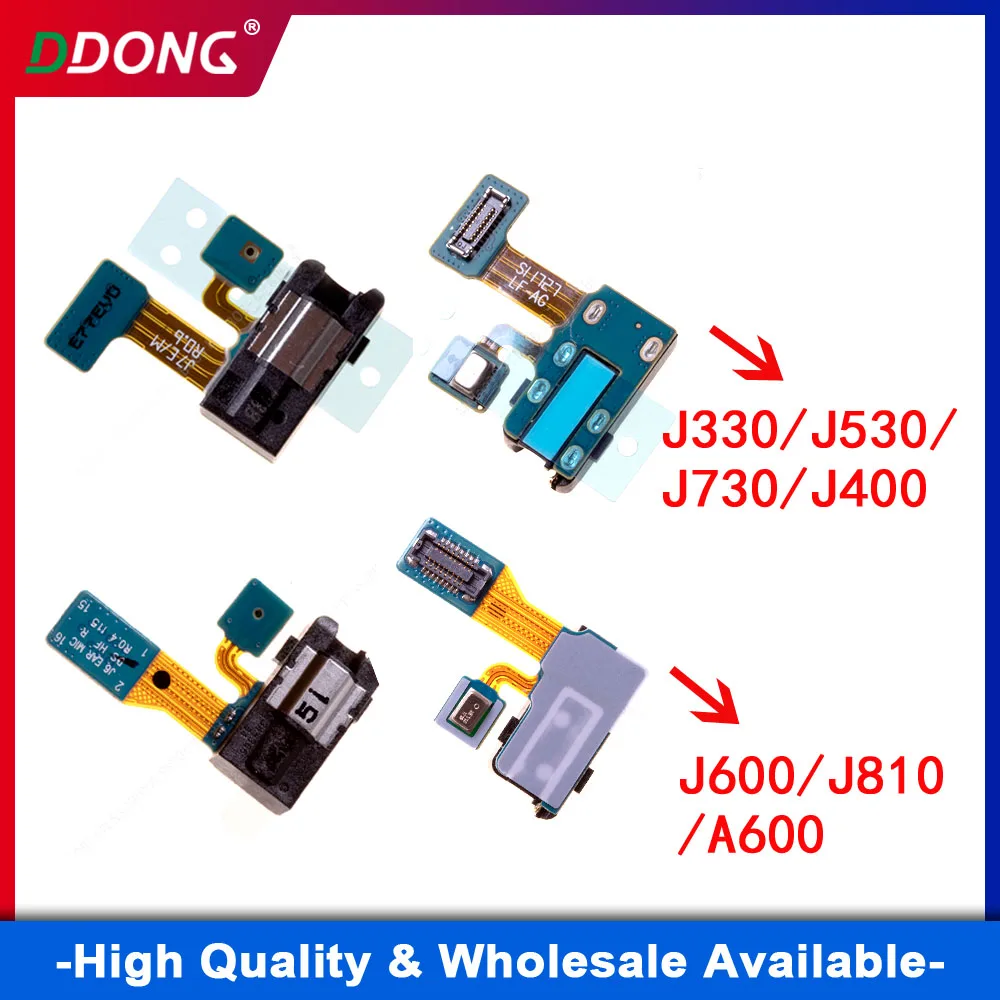 Шлейф для наушников Samsung Galaxy J4 J6 2018 J600F J400 J400F J330 J530 J730 A600 A6|Шлейфы мобильных
