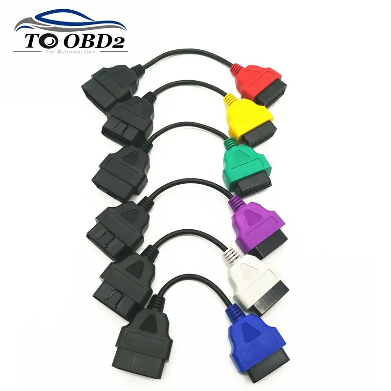 6PCS/lot High Quality FOR fiatecuscan OBD2 Connector Diagnostic Cable For Fiat ECU Scan MultiECUScan Cable for Fiat
6PCS/lot High Quality FOR fiatecuscan OBD2 Connector Diagnostic Cable For Fiat ECU Scan MultiECUScan Cable for Fiat