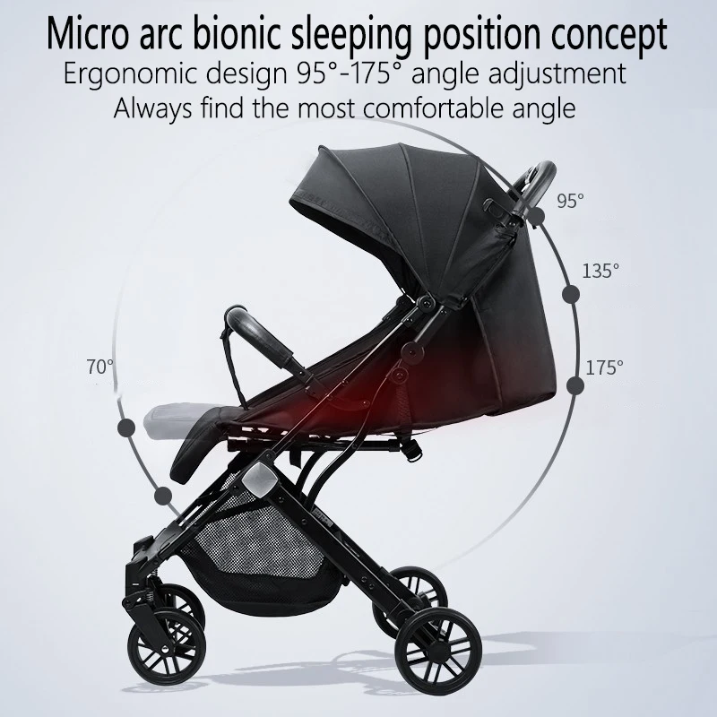 

Stroller Lightweight Foldable Sit Lying High Landscape Shock Absorber Good Baby Child Child Stroller Pocket Umbrella Car