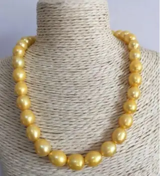 Free Shipping NATURAL 18 AAA 11-13MM SOUTH SEA GOLDEN PEARL NECKLACE 925silver GOLD CLASP
Free Shipping NATURAL 18 AAA 11-13MM SOUTH SEA GOLDEN PEARL NECKLACE 925silver GOLD CLASP